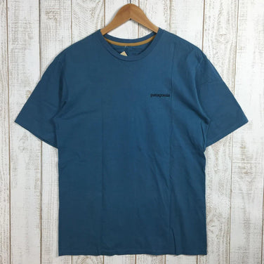 【Men's S ブルー系】Patagonia ( パタゴニア ) P-6 ミッション オーガニック Tシャツ P-6 Mission Organic T-Shirt 37529 International Men's コットン ショートスリーブTシャツ クルーネック インナー シャツ トップス ウェア - 【公式】2ndGEAR（セカンドギア）Webショップ【登山用品・アウトドア用品専門 買取販売店】