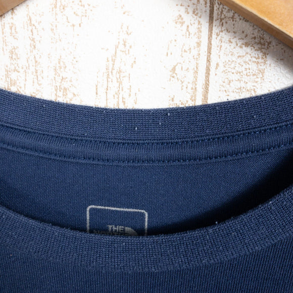 【Men's M ネイビー系】 The North Face ( ザ・ノースフェイス ) スクエア グラデーション ティー SQUARE GRADATION T ポリエステル ウェア トップス インナー シャツ ショートスリーブTシャツ クルーネック コットン z0 - 【公式】2ndGEAR（セカンドギア）Webショップ【登山用品・アウトドア用品専門 買取販売店】