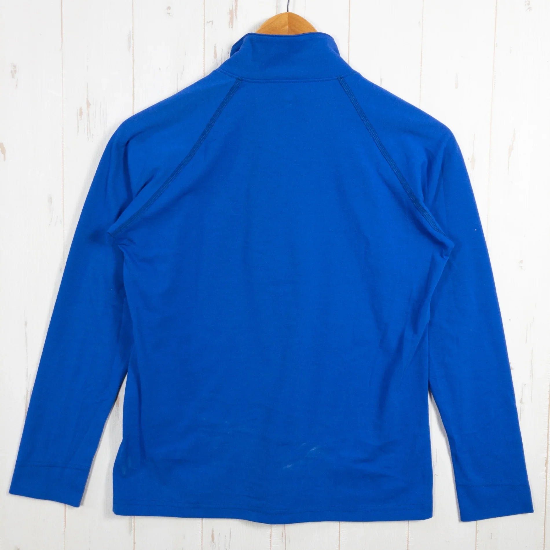 Montbell Wickron Zip Shirt, Women's Medium, Blue. This long
