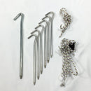 【OneSize ベージュ系】 Snowpeak ( スノーピーク ) ライトタープ ペンタ シールド 1人用 Stp-381 + ライトタープポール150 Tp-160 セット STP-381/TP-160  タープ キャンピングギア-4