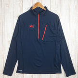 【Men's L ネイビー系】 Millet ( ミレー ) モルフォ ジップ ロングスリーブ Morpho Zip Longsleeve MIV9025 Men's 化繊 アウター ジャケット トップス ウェア - 【公式】2ndGEAR（セカンドギア）Webショップ【登山用品・アウトドア用品専門 買取販売店】