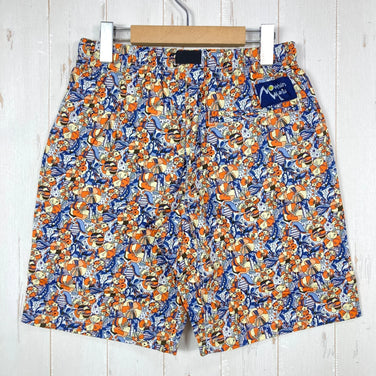 [Men's M Orange] Mountain Mania MM Flower Shorts MM Flower Short Cotton Wear Bottoms Shorts Cotton z00055544 Cotton Shorts