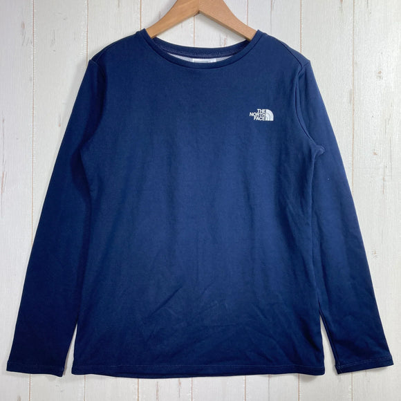 【Women's S ネイビー系】 The North Face ( ザ・ノースフェイス ) ストレッチ ロングスリーブティー ポリエステル ウェア トップス インナー シャツ ロングスリーブTシャツ クルーネック 化繊 z00057083  化繊 ロングスリーブTシャ