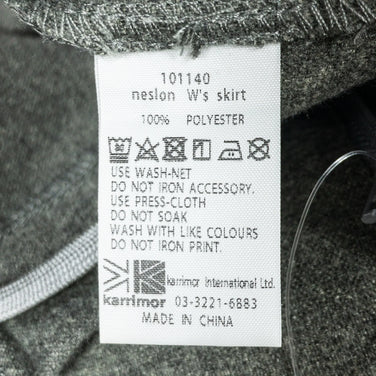 【Women's L チャコール系】 Karrimor ( カリマー ) ネルソン ウィメンズ スカート Nelson W's Skirt ポリエステル 101140 スカート ボトムス ウェア - 【公式】2ndGEAR（セカンドギア）Webショップ【登山用品・アウトドア用品専門 買取販売店】