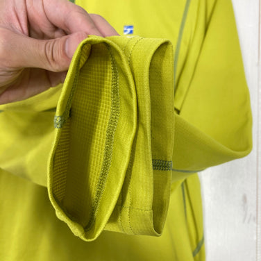 【Men's M イエロー系】 Finetrack ( ファイントラック ) ドラウト エア ジップ ネック Drought Air Zip Neck ポリエステル ウェア トップス インナー シャツ ロングスリーブシャツ 化繊 z00059824  化繊 ロングス