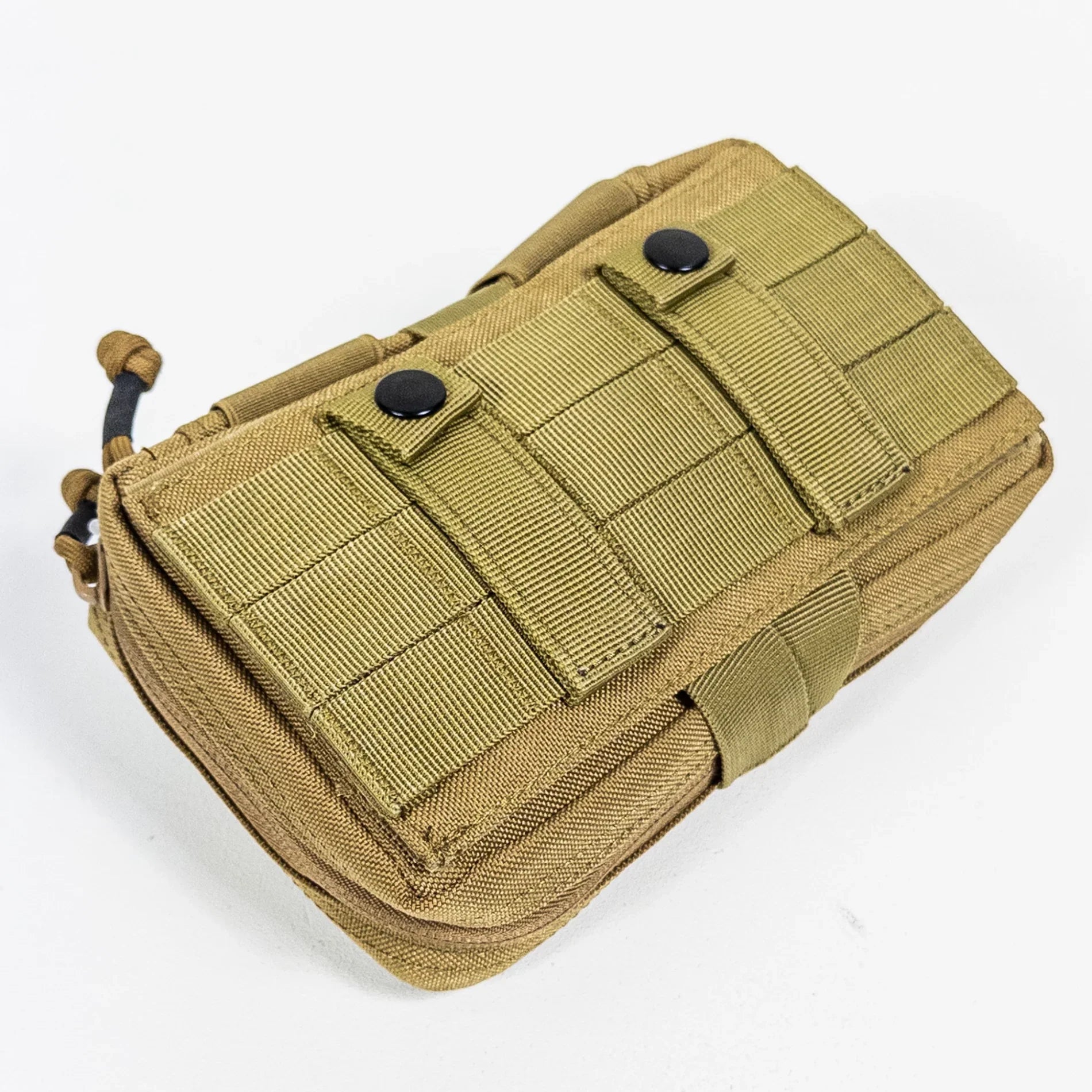 OneSize ベージュ系】 タクティカルポーチ バッグ ストレージ 外付け 