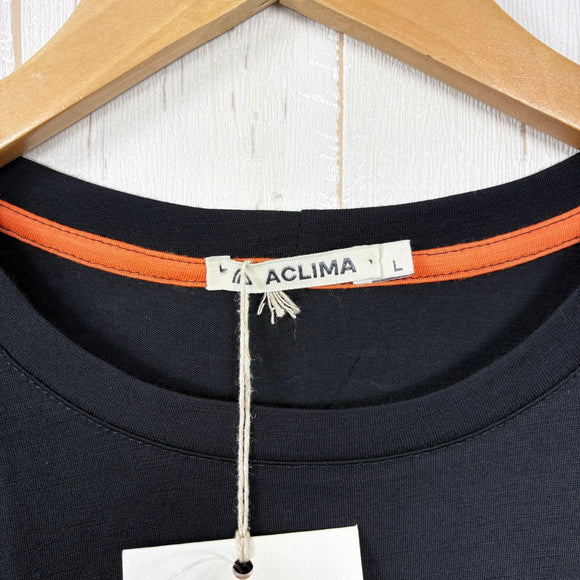 【Men's L ブラック系】 Aclima ( アクリマ ) ライトウール クラシック ティー LightWool Classic Tee 106817 123 JET BLACK z00055902 123 JET BLACK ウール ショートスリーブTシャツ
