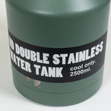【OneSize グリーン系】 キャプテンスタッグ(CAPTAIN STAG) HD ダブル ステンレス ウォーター タンク 2500 HD Double Stainless Water Tank ステンレス UE-3586 アマゾン限定モデル アンティークグリーン - 【公式】2ndGEAR（セカンドギア）Webショップ【登山用品・アウトドア用品専門 買取販売店】