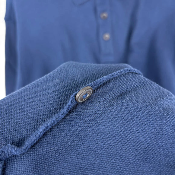 【Men's M ネイビー系】 2006 Patagonia ( パタゴニア ) ロングスリーブ ポロシャツ Men's Long-Sleeved Polo Shirt クラシックネイビー / Classic Navy / CNY オーガニックコットン 鹿の子 オー