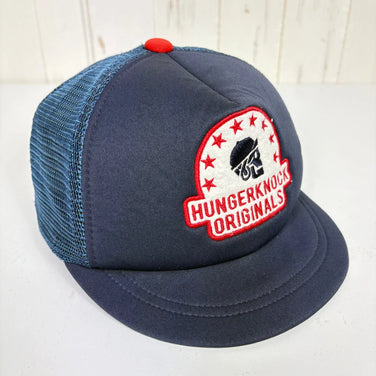 【OneSize ネイビー系】 Hungerknock Originals ( ハンガーノック オリジナルス ) スカル ツバタン キャップ Skull Tsubatan Cap			 生産終了モデル 入手困難 ポリエステル ウェア ウェア小物 ヘッドウェア キャッ