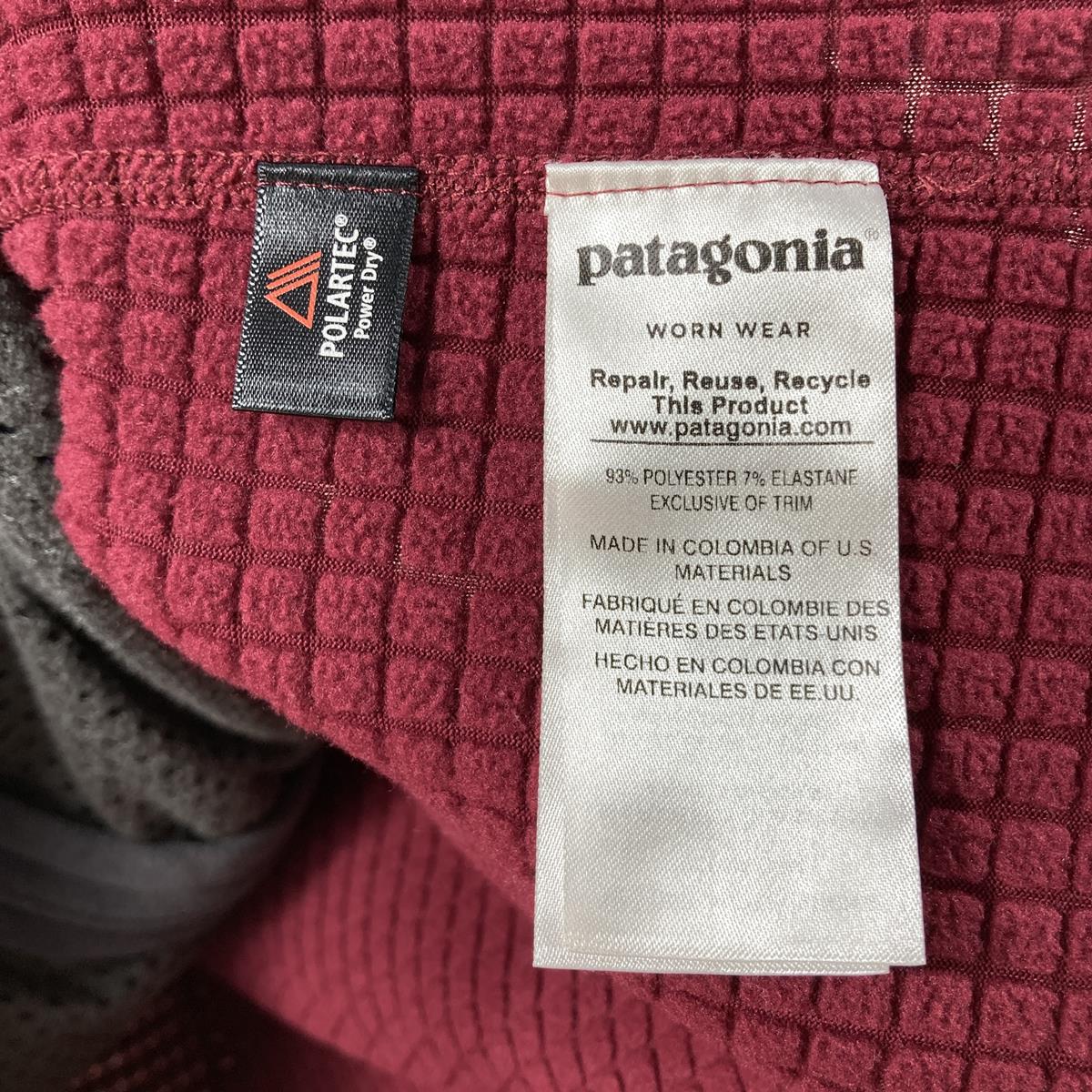 【Women's L パープル系】 Patagonia ( パタゴニア ) R1 フルジップ ジャケット R1 Fullzip Jacket レギュレーター ポーラテック パワーグリッド 40138 International Women's ARWD フリース アウタ