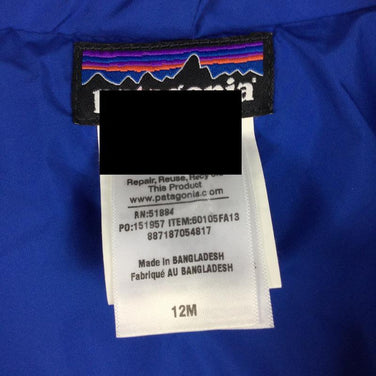 【Baby's 12 ブルー系】 Patagonia ( パタゴニア ) インファント ダウン セーター バンティング Infant Down Sweater Bunting 600Fp つなぎ おくるみ ベビー 60105 International Baby's - 【公式】2ndGEAR（セカンドギア）Webショップ【登山用品・アウトドア用品専門 買取販売店】