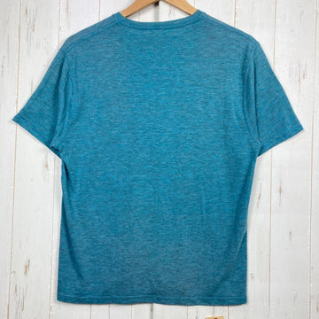 【Women's M ブルー系】 Duckworth（ダックワース） ヴェイパー ティー Vapor Tee メリノウール ウェア トップス インナー シャツ ショートスリーブTシャツ クルーネック ウール z00053828  ウール ショートスリーブTシャツ クル - 0
