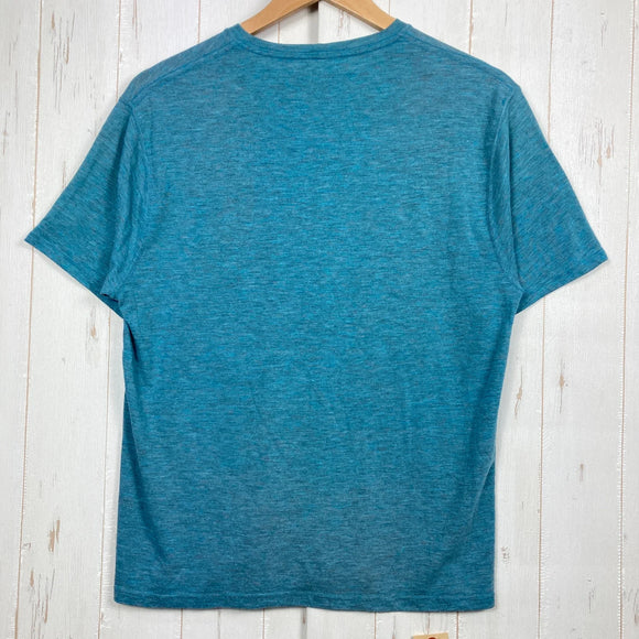 【Women's M ブルー系】 Duckworth（ダックワース） ヴェイパー ティー Vapor Tee メリノウール ウェア トップス インナー シャツ ショートスリーブTシャツ クルーネック ウール z00053828  ウール ショートスリーブTシャツ クル