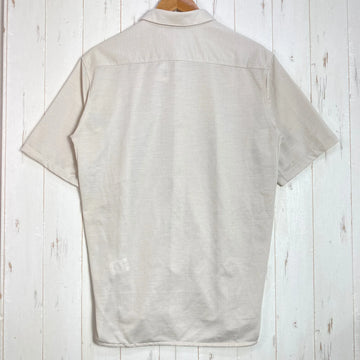 【Men's XL アイボリー系】 Finetrack ( ファイントラック ) ラミースピンニットシャツ半袖 ポリエステル ウェア トップス インナー シャツ ショートスリーブシャツ 化繊 z00056742  化繊 ショートスリーブシャツ インナー シャツ トップス