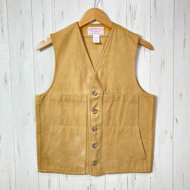 【Men's 36 Beige】 Filson Moleskin Vest Discontinued Model Hard to Find Cotton Apparel Tops Vest Cotton z00056259 Cotton Vest Tops Apparel