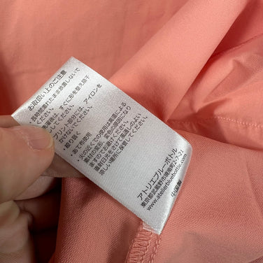 男女通用中号粉色 Atelier Blue Bottle 徒步旅行者衬衫 2025 (Hakuto) 涤纶长袖衬衫 (Z000)