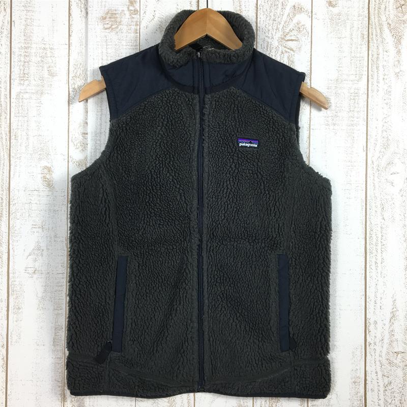 【Women's M チャコール系】 Patagonia ( パタゴニア ) レトロ エックス ベスト Retro X Vest フリース 防風 生産終了モデル 入手困難 23081 International Women's RKL フリース ベスト トップス ウェア