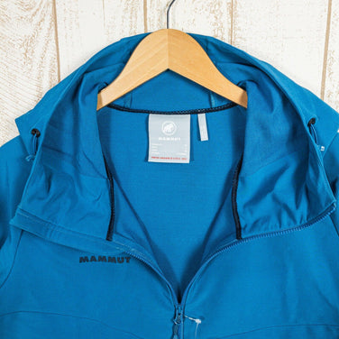 【Men's S ブルー系】 Mammut ( マムート ) マクーン ソフトシェル フーデッド ジャケット Macun Softshell Hooded Jacket ポリエステル 1011-00790 Men's ソフトシェル アウター ジャケット トップス - 【公式】2ndGEAR（セカンドギア）Webショップ【登山用品・アウトドア用品専門 買取販売店】