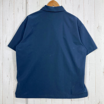 【Men's S ネイビー系】 Nanga ( ナンガ ) ドットエア コンフィー ポロシャツ DotAir COMFY POLO SHIRT ポリエステル ウェア トップス インナー シャツ ショートスリーブシャツ 化繊 z00059258  化繊 ショートスリー - 0