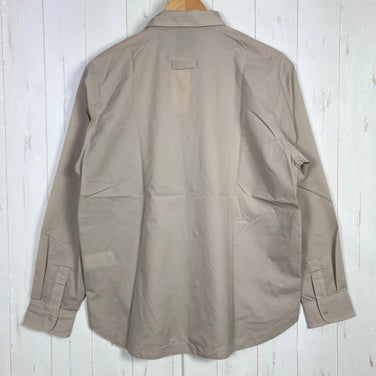 男士小号灰色 Axesquin Helium 长袖衬衫，尼龙材质，上衣，内衣，长袖衬衫，合成纤维，z00054829