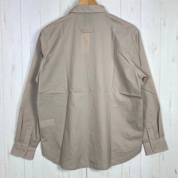 【Men's S グレー系】 Axesquin ( アクシーズクイン ) ヘリウム ロング スリーブ シャツ HELIUM LS SHIRTS ナイロン ウェア トップス インナー シャツ ロングスリーブシャツ 化繊 z00054829  化繊 ロングスリーブシャ