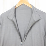 【Men's L チャコール系】 Ridge Mountain Gear ( リッジマウンテンギア ) メリノウール ハーフジップスタンドカラー Merino Half Zip Stand Collar ロングスリーブ シャツ Asian Men's ウール ロング - 【公式】2ndGEAR（セカンドギア）Webショップ【登山用品・アウトドア用品専門 買取販売店】