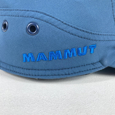 Mammut Pokiok 软壳帽，S/M 码，海军蓝。涤纶材质。帽子、头饰、配饰。z00054747。