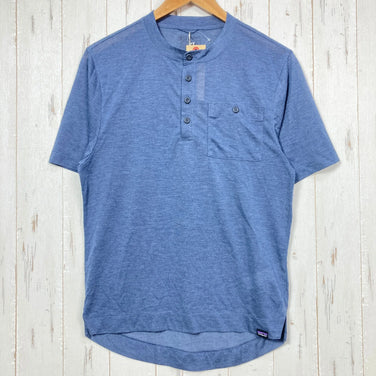 【Men's XS ネイビー系】 2022 Patagonia ( パタゴニア ) キャプリーン クール トレイル バイク ヘンリー Capilene Cool Trail Bike Henley CNY ポリエステル ウェア トップス インナー シャツ ショートスリ