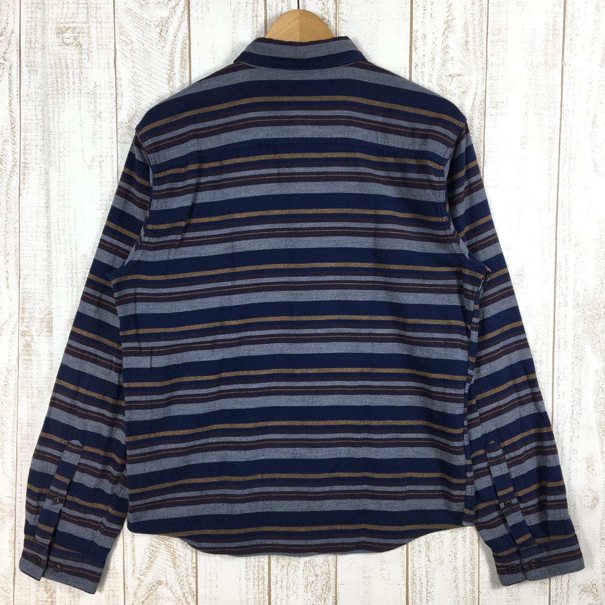 【Men's S ネイビー系】 Patagonia ( パタゴニア ) ロングスリーブ ライトウェイト フィヨルド フランネル シャツ Long Sleeve Lightweight Fjord Flannel Shirt 54020 International M