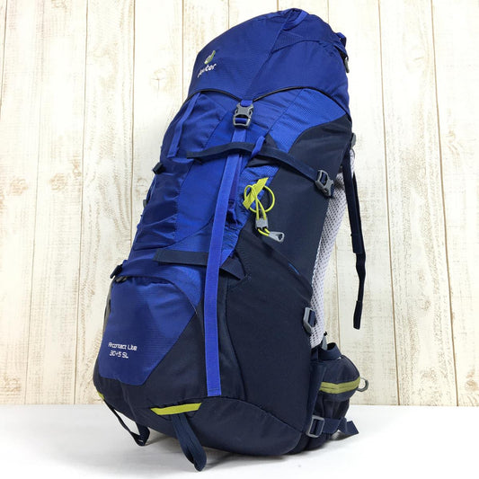 [女式 OneSize 蓝色] Deuter Aircontact Lite 30+5 Slim Aircontact Lite 30+5 Sl Act 背包 D4340018 女式容量 [30L-54L] 背包包流浪包