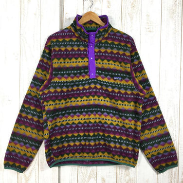 【Men's L パープル系】 Patagonia ( パタゴニア ) プリンテッド ライトウェイト シンチラ スナップt スペシャル Printed Light Weight Synchilla Snap-T Sp ダイヤモンド フリース ジャケット カタログ掲載 - 【公式】2ndGEAR（セカンドギア）Webショップ【登山用品・アウトドア用品専門 買取販売店】