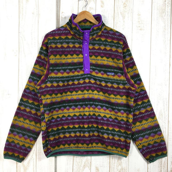【Men's L パープル系】 Patagonia ( パタゴニア ) プリンテッド ライトウェイト シンチラ スナップt スペシャル Printed Light Weight Synchilla Snap-T Sp ダイヤモンド フリース ジャケット カタログ掲載 - 【公式】2ndGEAR（セカンドギア）Webショップ【登山用品・アウトドア用品専門 買取販売店】