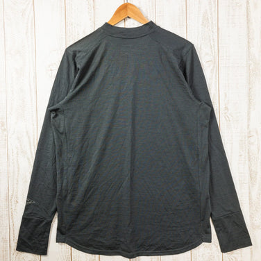 【Men's L グレー系】 Atelier Blue Bottle ( アトリエブルーボトル ) モック ロングスリーブ Mock Long Sleeve スーパーナチュラル コラボ ウール ウェア トップス インナー シャツ ロングスリーブシャツ ウール z0 - 【公式】2ndGEAR（セカンドギア）Webショップ【登山用品・アウトドア用品専門 買取販売店】