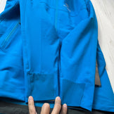 Arcteryx Gamma LT Hoody, Men's, Size Small, Blue, Adriatic Blue, Nylon, Softshell Jacket, Outerwear, z00053910, Adriatic Blue