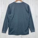 【Men's M グレー系】 Montbell ( モンベル ) WIC. ロングスリーブ T Wickron Long Sleeve T 吸汗速乾 通気性 UVカット ポリエステル ウェア トップス インナー シャツ ロングスリーブTシャツ クルーネック 化繊-2