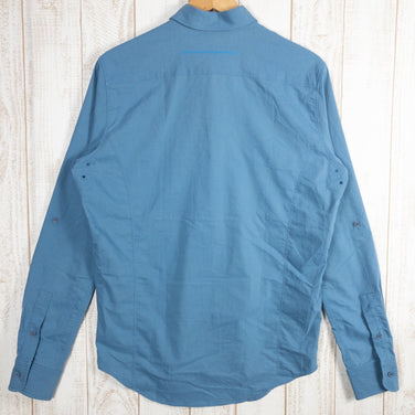 【Men's M ブルー系】 Isadore（イザドア） ロングスリーブシャツ オーガニックコットン ウェア トップス インナー シャツ ロングスリーブシャツ コットン z00050901  コットン ロングスリーブシャツ インナー シャツ トップス ウェア