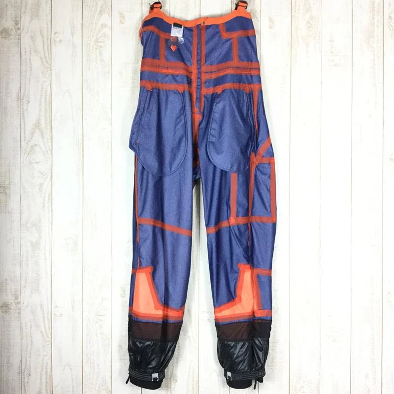 オレンジ スキーウェア サスペンダー付き　スウェーデン製ハードシェルパンツ GOLDWIN ゴールドウィン レディース スキー スキーウェア パンツ