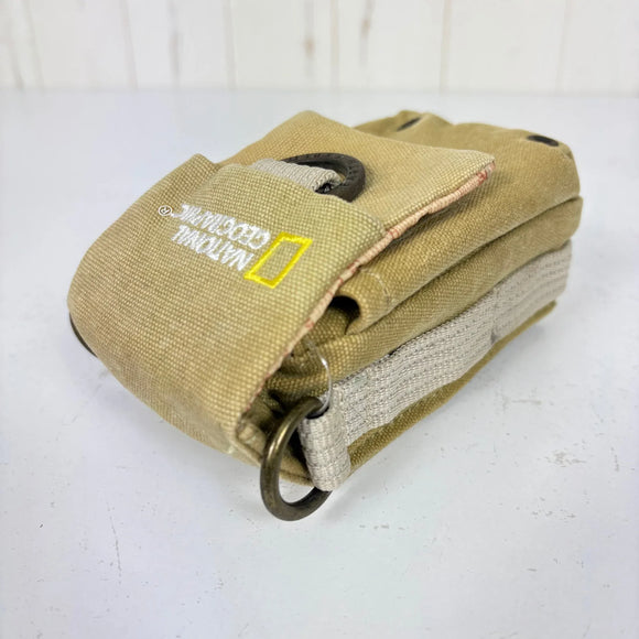 【OneSize ベージュ系】 National Geographic（ナショナル ジオグラフィック） リトル カメラ ポーチ Little Camera Pouch コットン バッグ ストレージ 外付けポーチ z00058504  外付けポーチ バッグ ストレージ