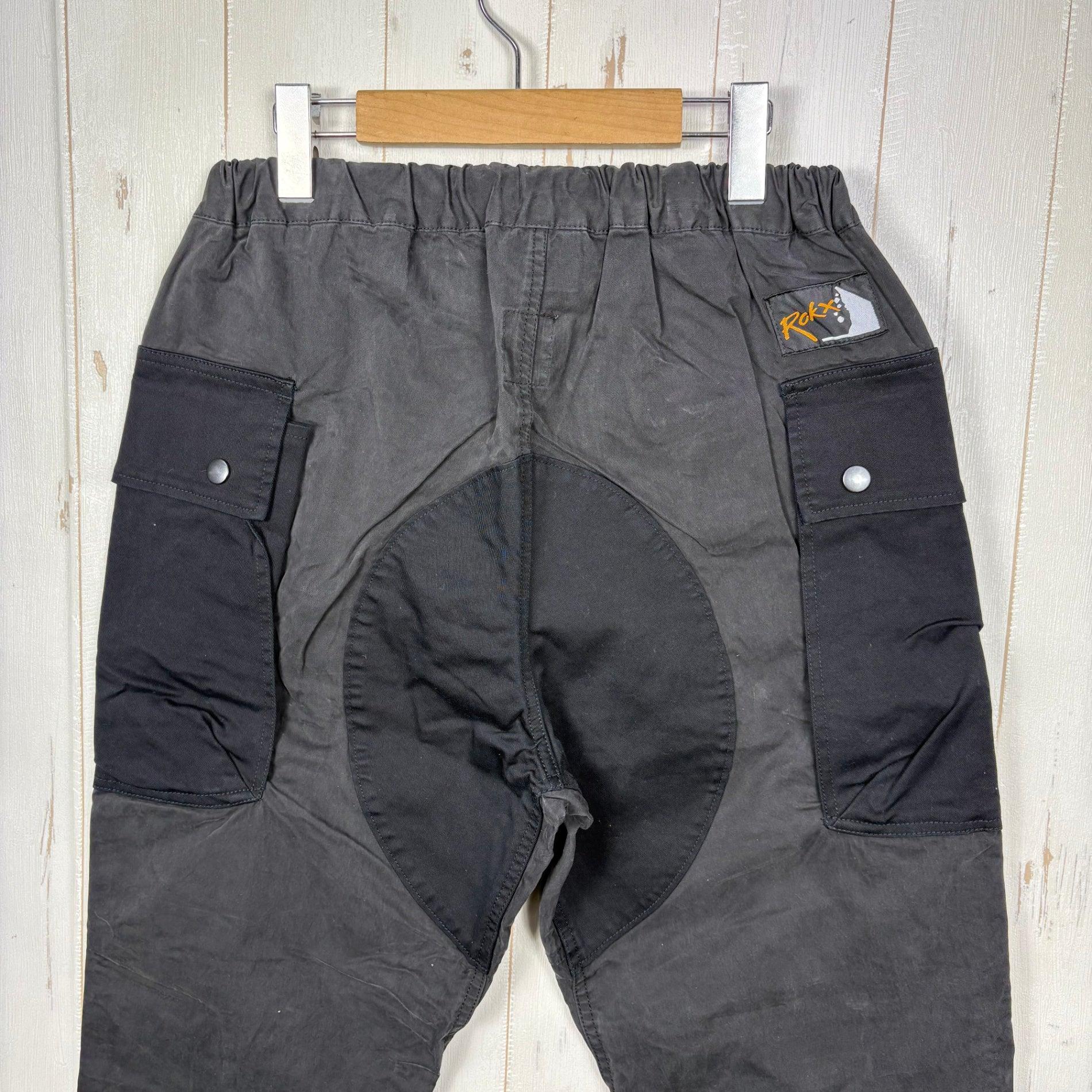 Men's M ブラック系】 Rokx ( ロックス ) クライミング カーゴ パンツ