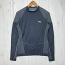 【Men's S/M グレー系】 Millet ( ミレー ) コンプレッション ロングスリーブ ティー ポリプロピレン ウェア トップス インナー シャツ ロングスリーブTシャツ クルーネック 化繊 z00059355  化繊 ロングスリーブTシャツ クルーネック-1