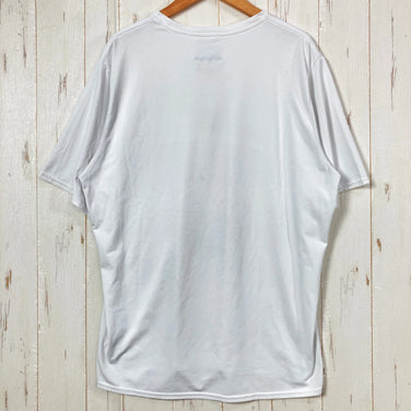 [Men's M White] 2021 Patagonia Capilene Cool Daily Shirt WHI Polyester Wear Top Inner Shirt Short Sleeve T-Shirt Crew Neck
