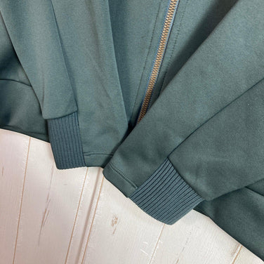 Women's OT Green Adidas 24/7 Jersey Jacket, Fleece, Tops, Outerwear, Jacket, Tops, Z00054073