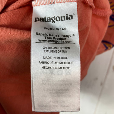 【Men's XS オレンジ系】 2018 Patagonia ( パタゴニア ) ロープ スリング オーガニック ティー Rope Sling Organic Tee QZCO オーガニックコットン ウェア トップス インナー シャツ ショートスリーブTシャツ クル