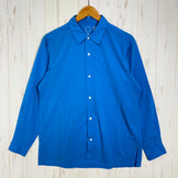 【Unisex S ブルー系】 Yamatomichi ( 山と道 ) ユーエル シャツ UL Shirt Shadow Rip / 耐久撥水 / UPF30以上 ポリエステル ウェア トップス インナー シャツ ロングスリーブシャツ 化繊 z00061119  化