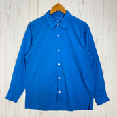 【Unisex S ブルー系】 Yamatomichi ( 山と道 ) ユーエル シャツ UL Shirt Shadow Rip / 耐久撥水 / UPF30以上 ポリエステル ウェア トップス インナー シャツ ロングスリーブシャツ 化繊 z00061119  化