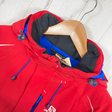 【Men's S レッド系】 Salomon ( サロモン ) アイスストーム ジャケット Icestorm Jacket スキージャケット 中綿 ストレッチ 化繊ダウン ウェア トップス アウター ジャケット ソフトシェル z00060181  ソフトシェル ア