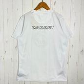 【Men's S ホワイト系】 Mammut ( マムート ) QD ロゴ プリント Tシャツ アジアンフィット QD Logo Print T-Shirt AF 速乾 ポリエステル100% ポリエステル ウェア トップス インナー シャツ ショートスリーブTシャツ