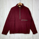 【Men's L レッド系】 Axesquin ( アクシーズクイン ) ウールフリース プルオーバー Wool Freece Pullover 軽edition バーガンディ 希少カラー 入手困難 moonlightgearコラボ ウール ウェア トップス アウ-1