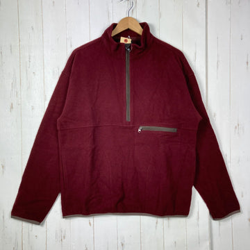 【Men's L レッド系】 Axesquin ( アクシーズクイン ) ウールフリース プルオーバー Wool Freece Pullover 軽edition バーガンディ 希少カラー 入手困難 moonlightgearコラボ ウール ウェア トップス アウ